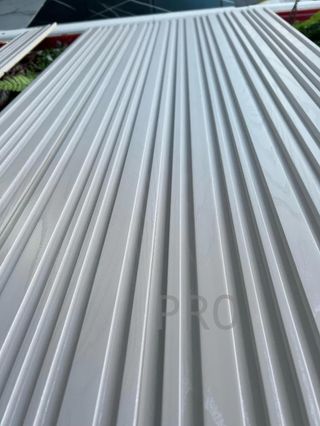 Listones de PVC Mix Blanco Madera