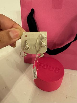 Pendientes Tous Plata y Perla