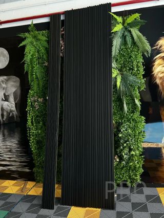 Listones de PVC Mix Negro