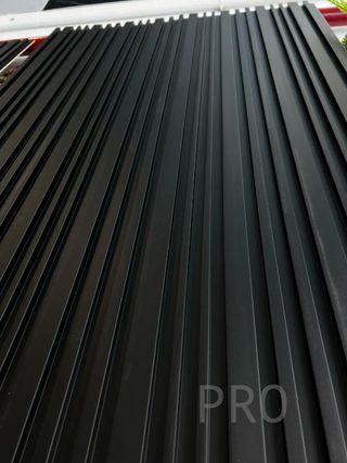 Listones de PVC Mix Negro