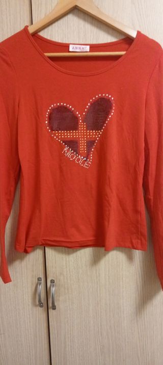 Camiseta Corazón Brillante