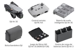 DJI Air3s Fly More Combo Gris