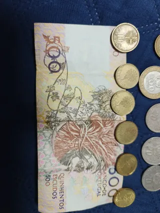 Monedas y Billetes Antiguos Portugal Escudos