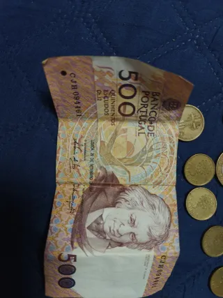 Monedas y Billetes Antiguos Portugal Escudos