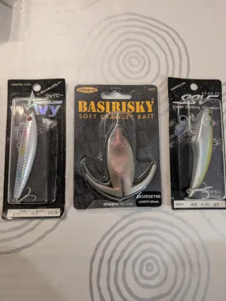 Lotes de señuelos de pesca