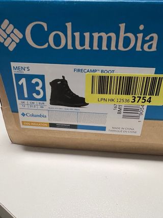 Botas columbia waterproof