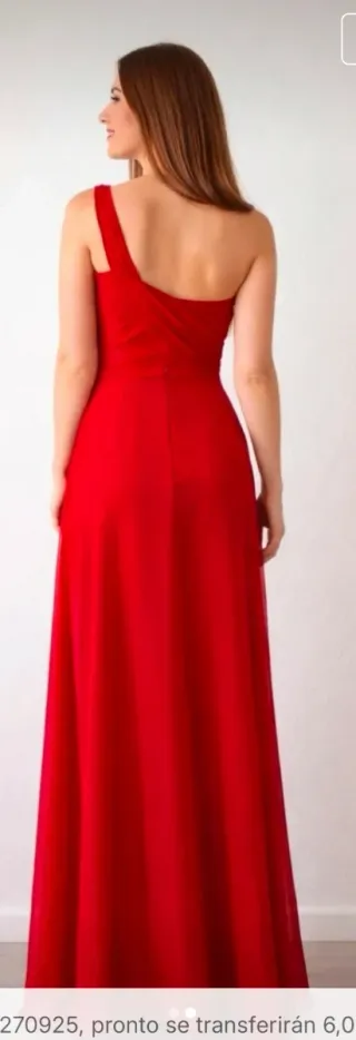 Vestido fiesta/graduación rojo talla M