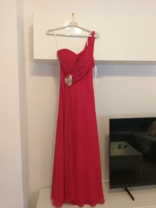 Vestido fiesta/graduación rojo talla M