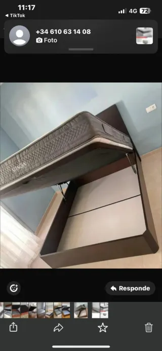 Canapé, Colchón, Cabezal y Somier