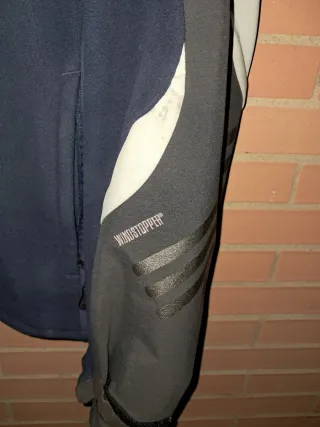 Sudadera Adidas Talla M Azul/Gris