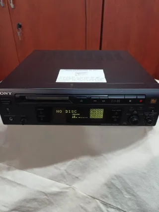 Minidisc Sony Negro