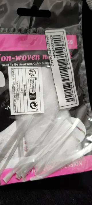 Uñas postizas blancas para manicura