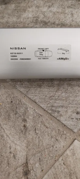 Barras de techo para Nissan