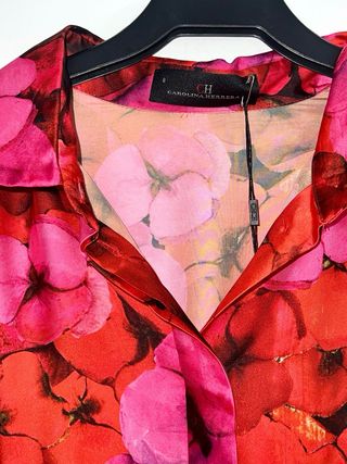 Vestido largo de fiesta estampado floral