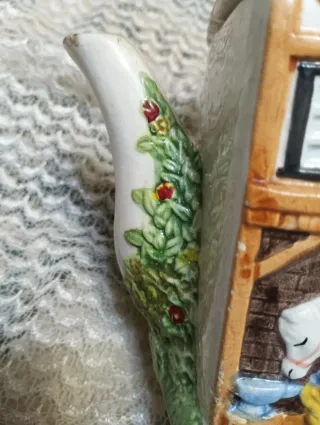 Tetera Sadler Inglesa Cerámica Pintada a Mano