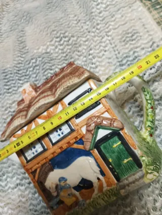 Tetera Sadler Inglesa Cerámica Pintada a Mano