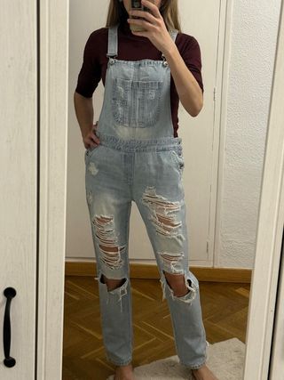 Mono vaquero Stradivarius pantalones primavera • S