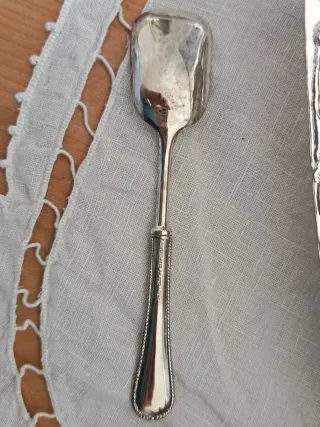 Cucchiaini da gelato Vintage Silver Plated