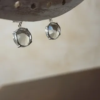 Pendientes oro amatista