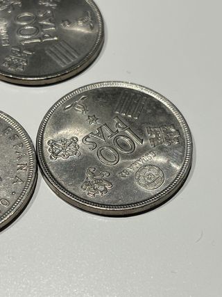 Moneda 100 Ptas Plata 1982