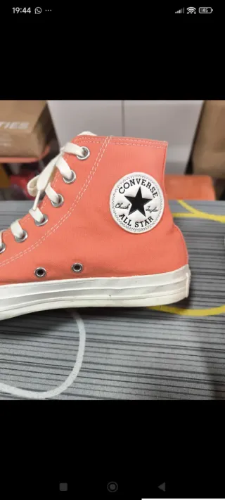 Botas Converse Altas Naranja