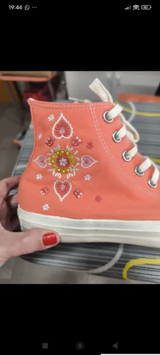 Botas Converse Altas Naranja