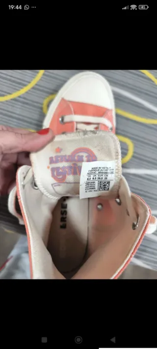 Botas Converse Altas Naranja