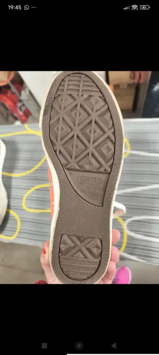 Botas Converse Altas Naranja