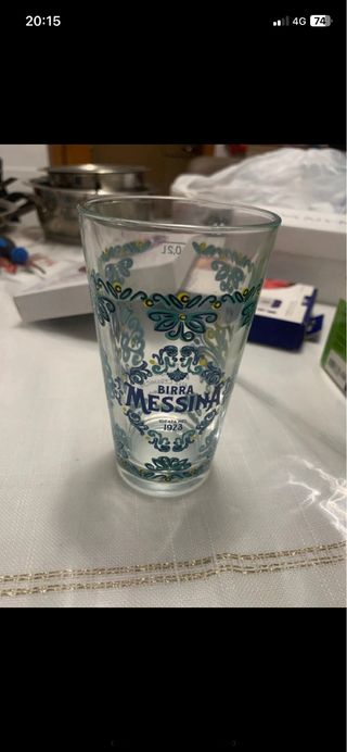 Bicchieri Messina birra