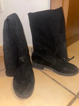 Stivali lunghi neri donna