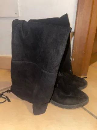 Stivali lunghi neri donna