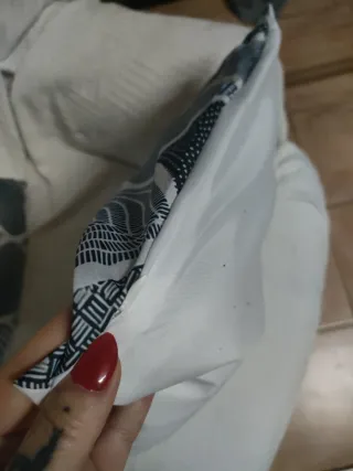 Funda de cojín con estampado abstracto