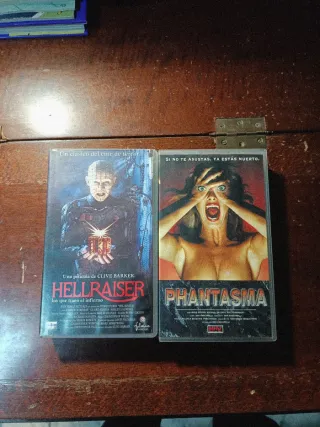 Vhs Hellraiser y Phantasma