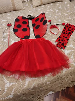 Disfraz de mariquita (mujer)