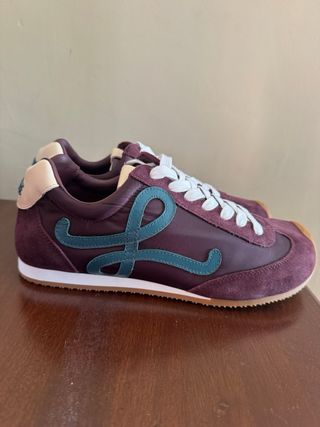 Sneakers loewe talla 41 en color granate