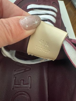 Sneakers loewe talla 41 en color granate