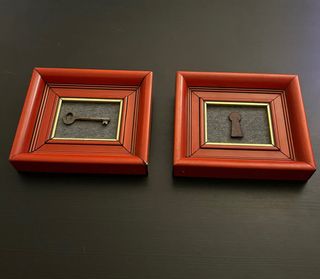 Cuadros Decorativos Naranja y Dorado