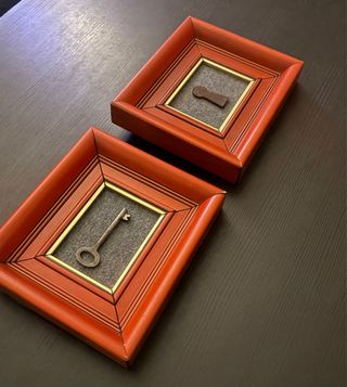 Cuadros Decorativos Naranja y Dorado