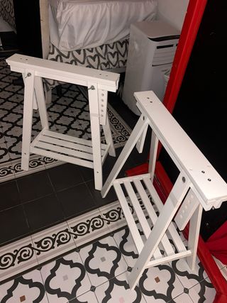 Caballetes blancos MITTBACK Ikea (2 unidades)