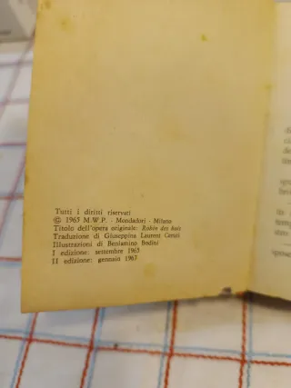Libro Robin Hood, Mondadori 1967