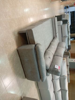 Sofá modular 2 plazas extraíbles + chaise longue