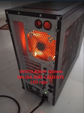 Torre ordenador vacía de componentes, tamaño E-ATX