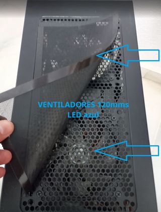 Torre ordenador vacía de componentes, tamaño E-ATX