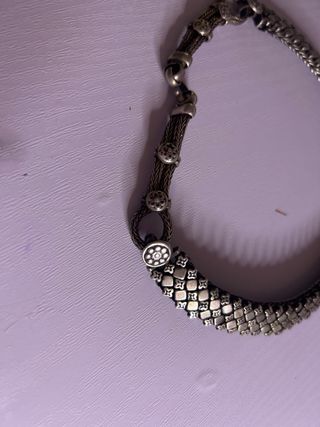 Collar gargantilla plateado estilo étnico/bohemio