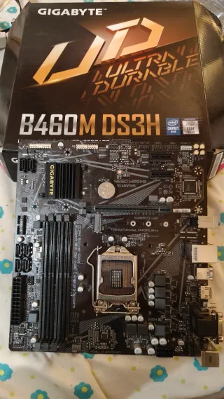 Placa Base Gigabyte B460M DS3H + CPU i5 10400F