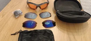 Gafas de sol deportivas con lentes intercambiables