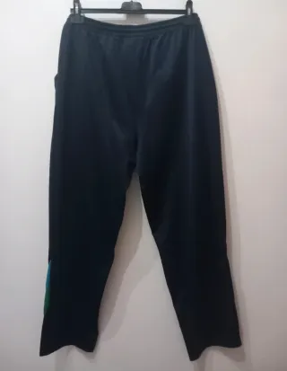 Pantaloni tuta Fila blu marino con bande verdi