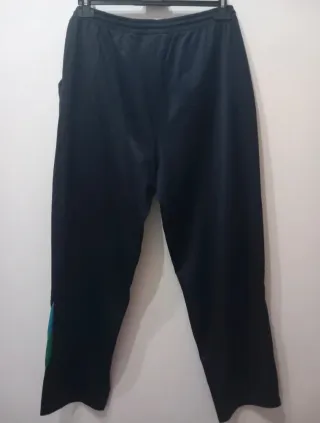 Pantaloni tuta Fila blu marino con bande verdi