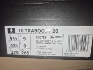 Adidas Ultraboost Zapatillas Blancas y Azules