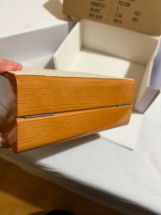 Caja Reloj Omega Madera Barnizada